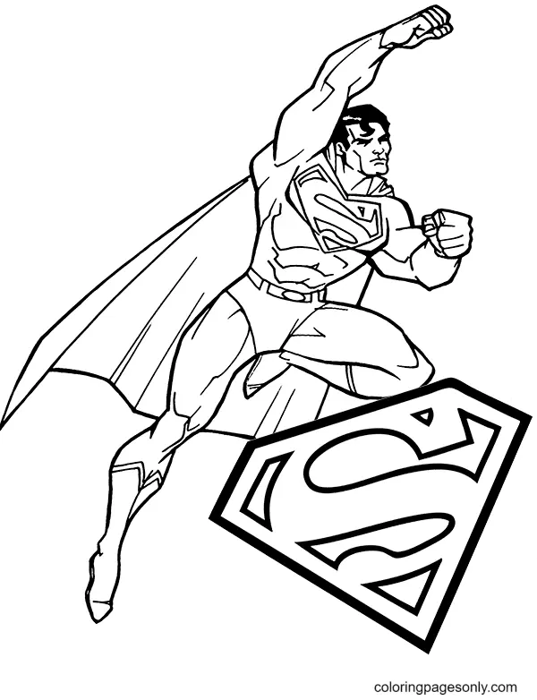 Superman Coloring Pages 45