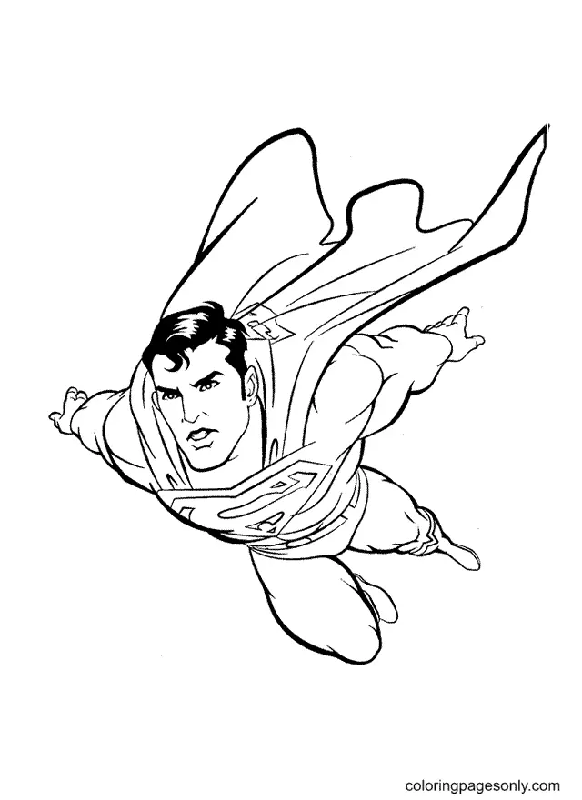 Superman Coloring Pages 69