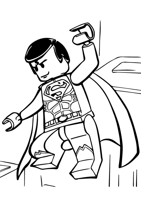 Superman Coloring Pages 7