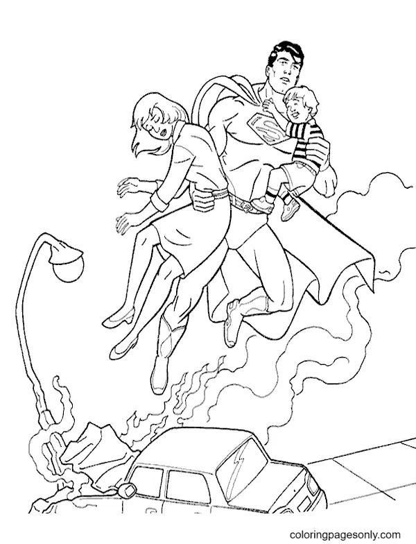 Superman Coloring Pages 87