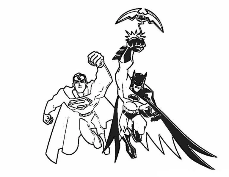 Superman Coloring Pages 9