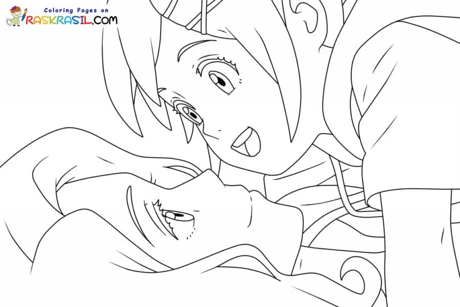 Suzume No Tojimari Para Colorear 6