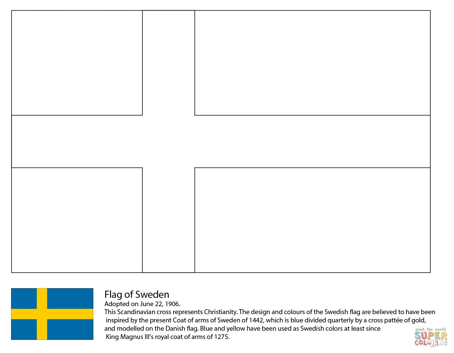 Schweden Ausmalbilder 25
