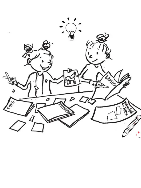 Sweet Sisters Coloring Pages