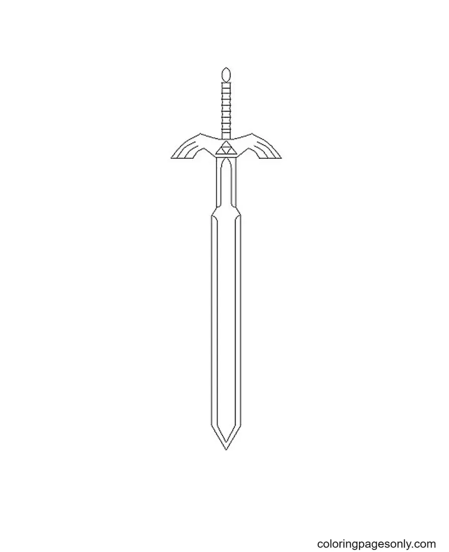 Sword Coloring Pages 10
