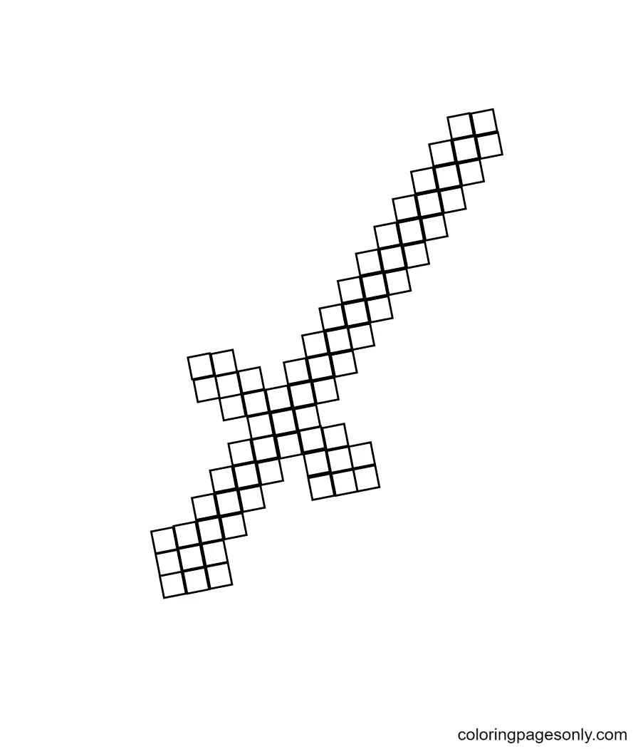 Sword Coloring Pages 2