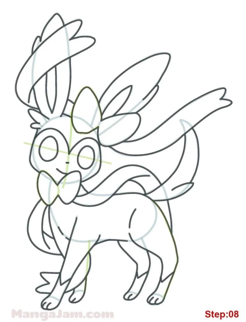 Sylveon Coloring Pages 11