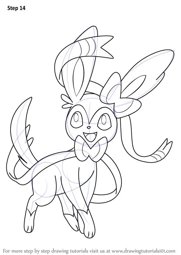 Sylveon Coloring Pages 17