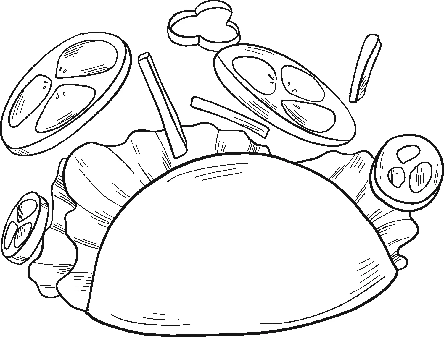 Taco Para Colorear 15