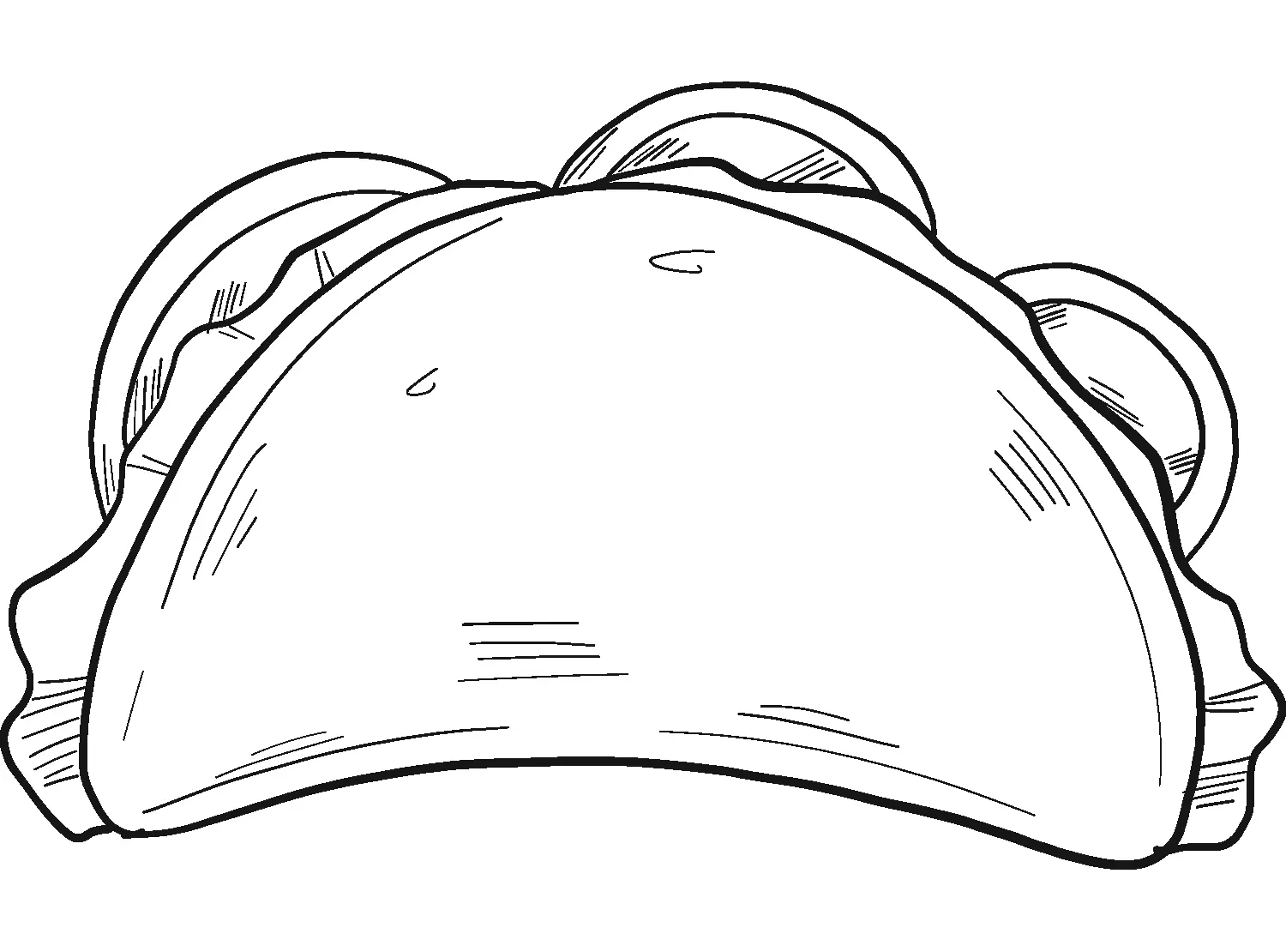 Taco Para Colorear 20