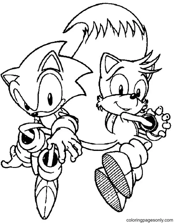 Tails Ausmalbilder 10