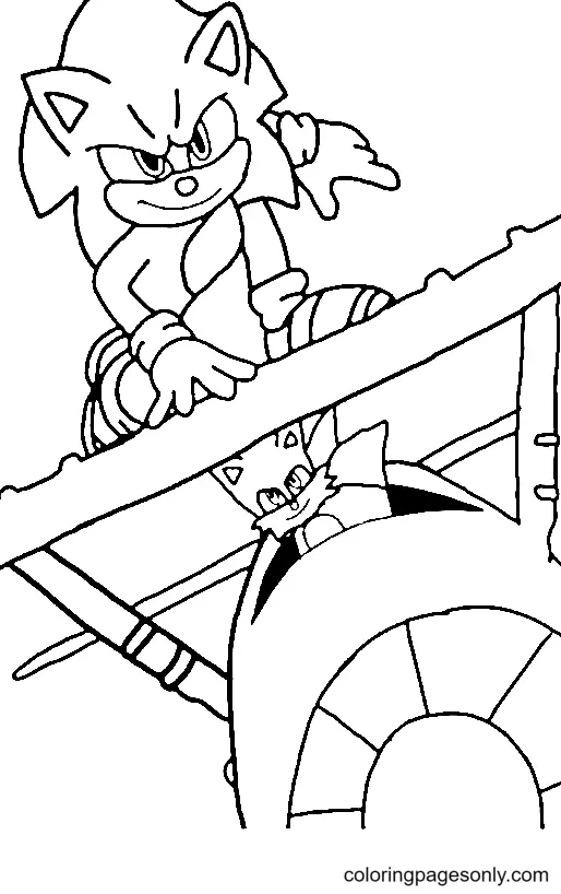 Tails Ausmalbilder 11