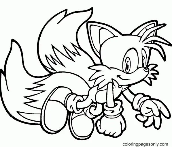 Tails Ausmalbilder 12
