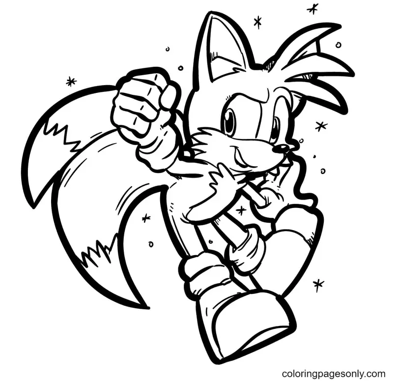 Tails Ausmalbilder 13