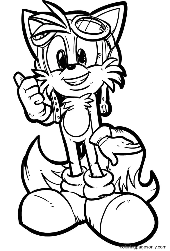 Tails Ausmalbilder 14