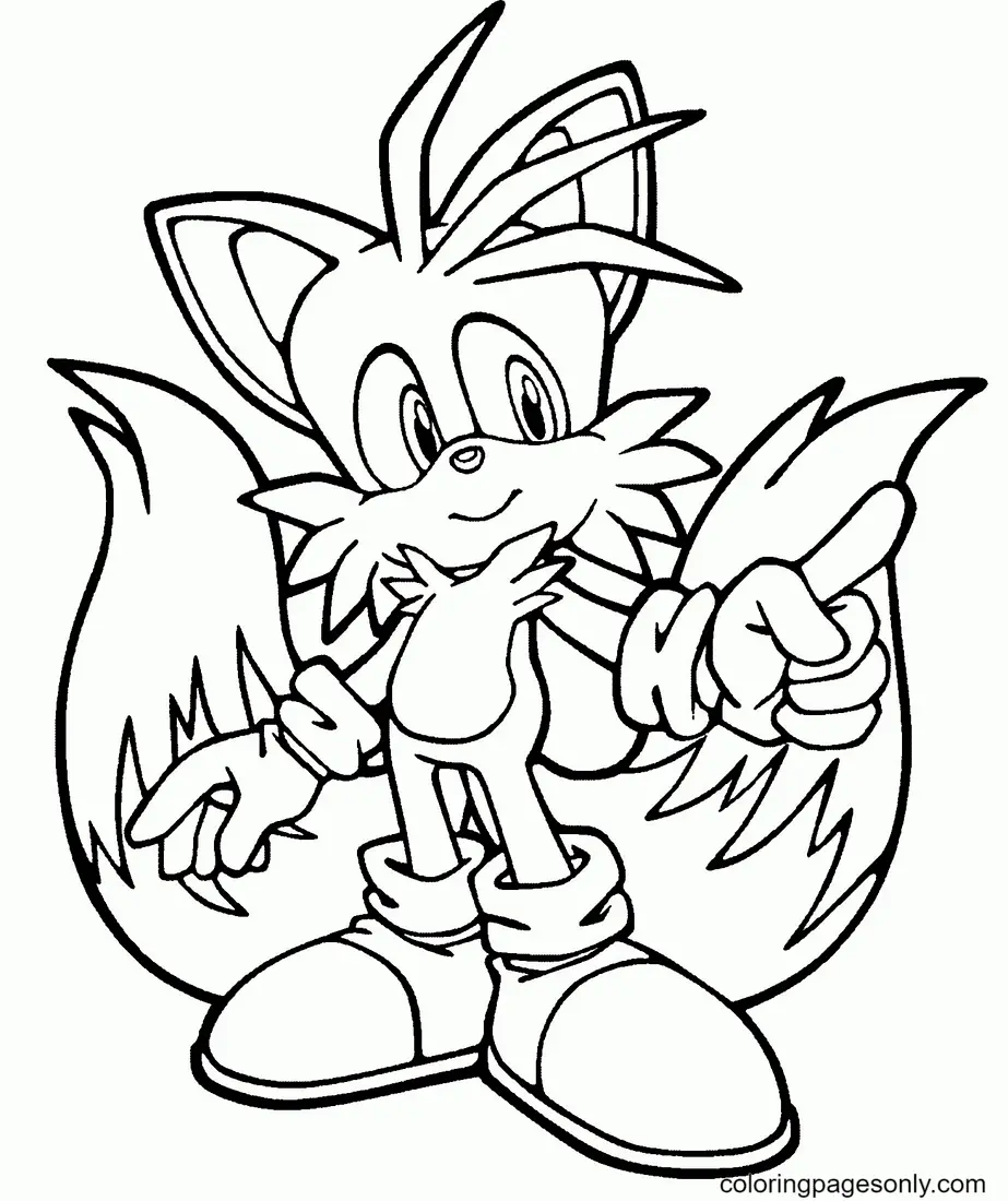 Tails Ausmalbilder 15