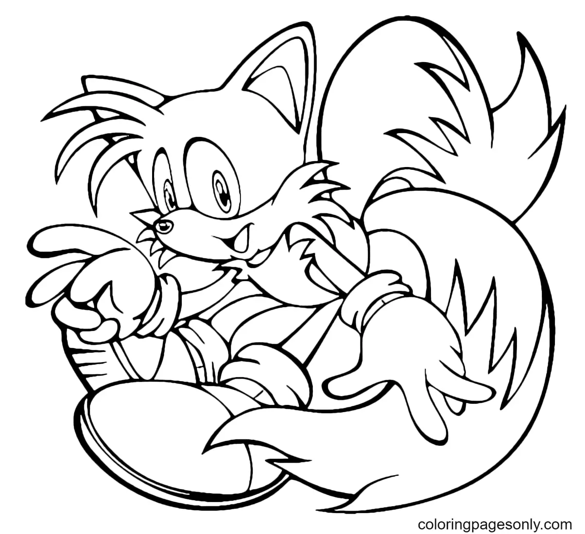 Tails Ausmalbilder 17