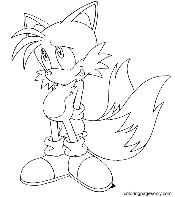 Tails Ausmalbilder 18