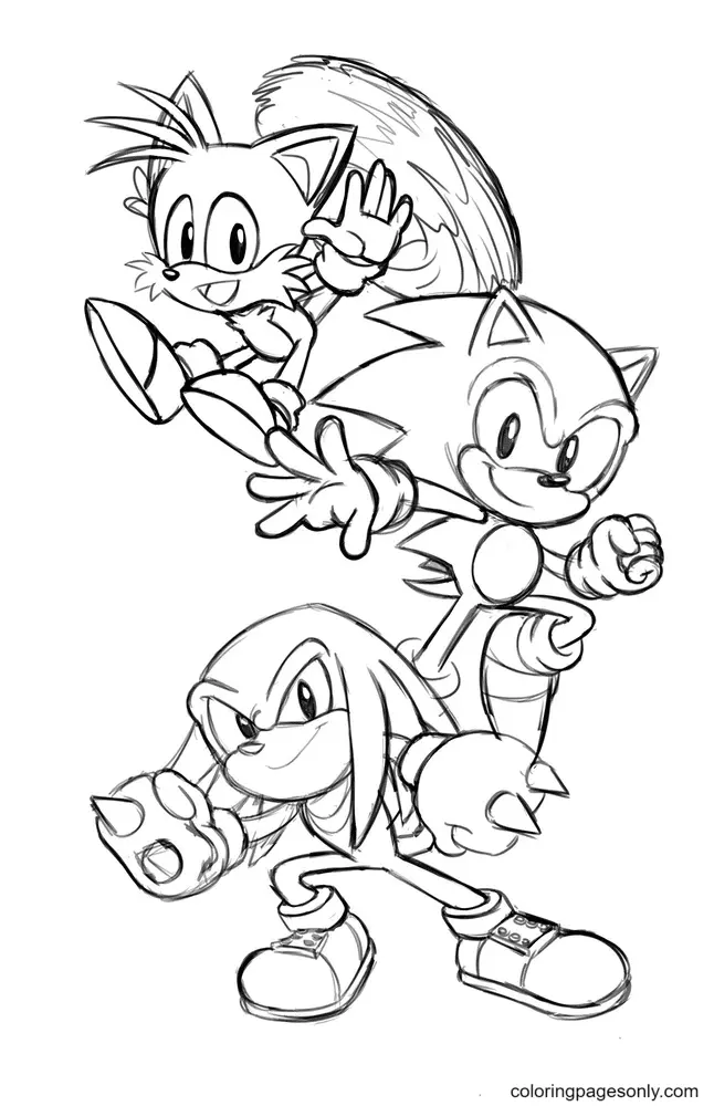 Tails Ausmalbilder 2