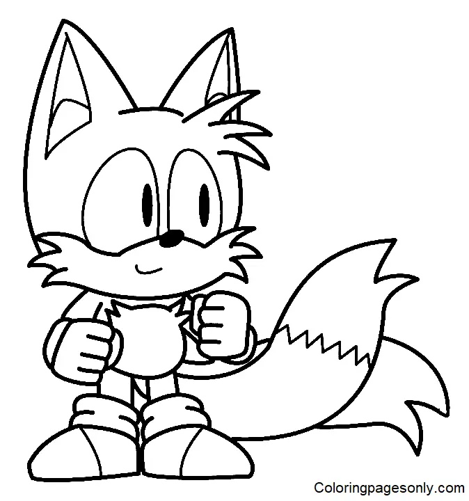 Tails Ausmalbilder 21