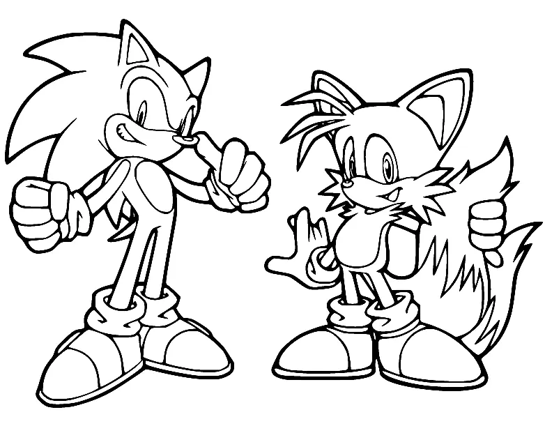 Tails Ausmalbilder 22