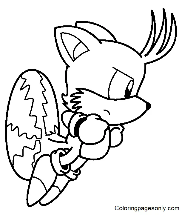Tails Ausmalbilder 28