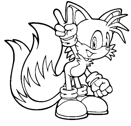 Tails Ausmalbilder 31