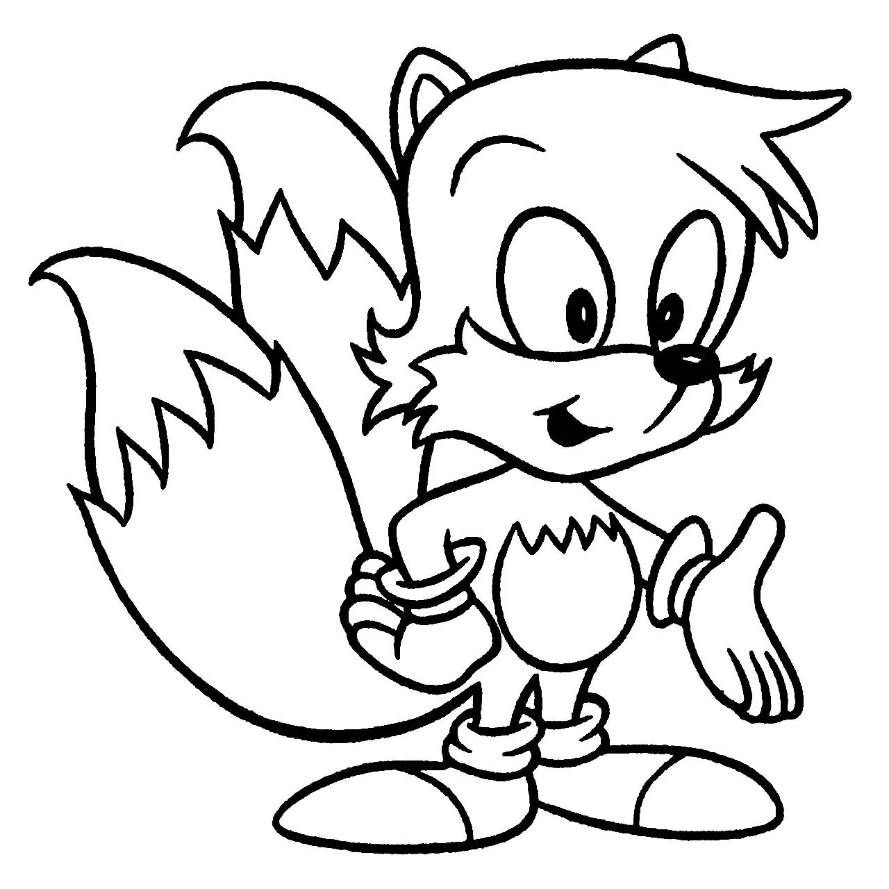 Tails Ausmalbilder 32