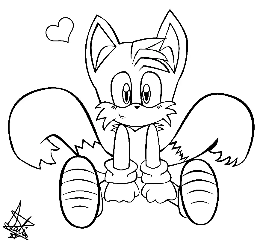 Tails Ausmalbilder 33