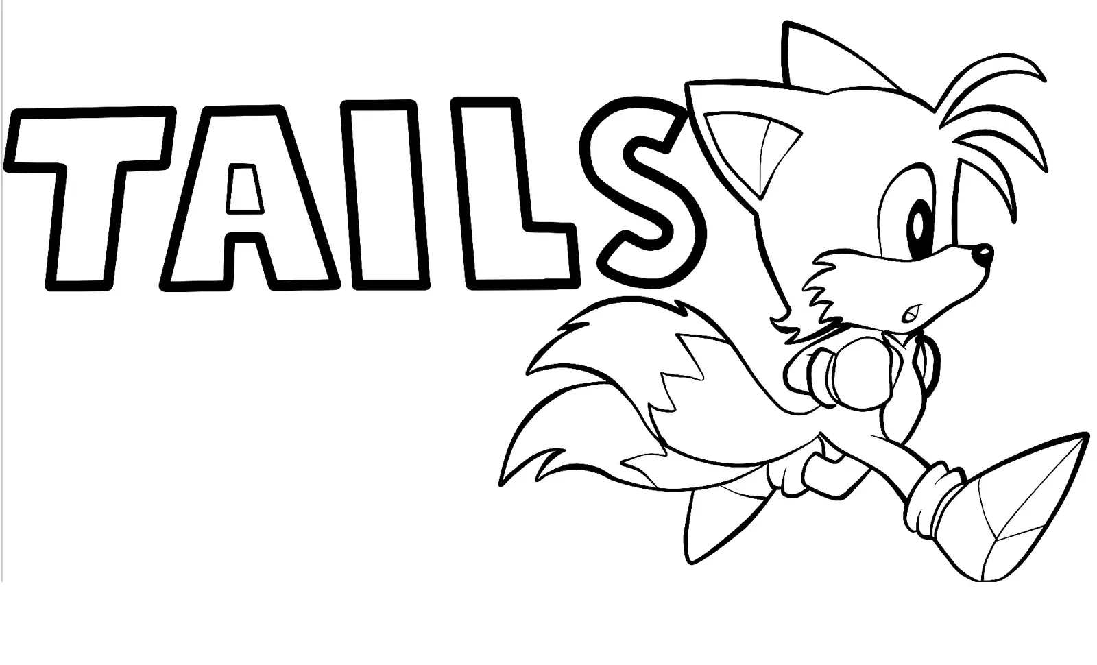 Tails Ausmalbilder 34