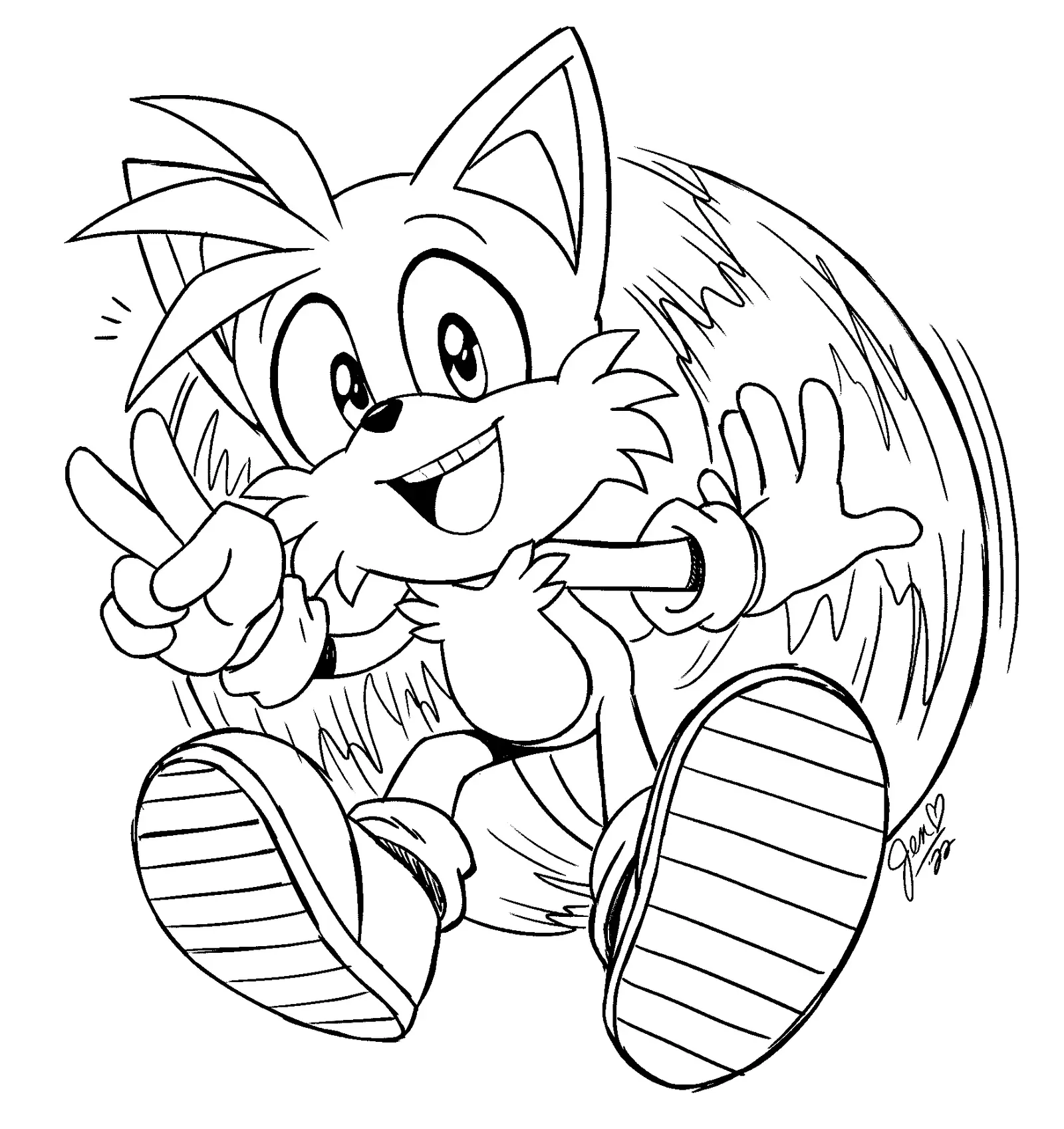 Tails Ausmalbilder 38