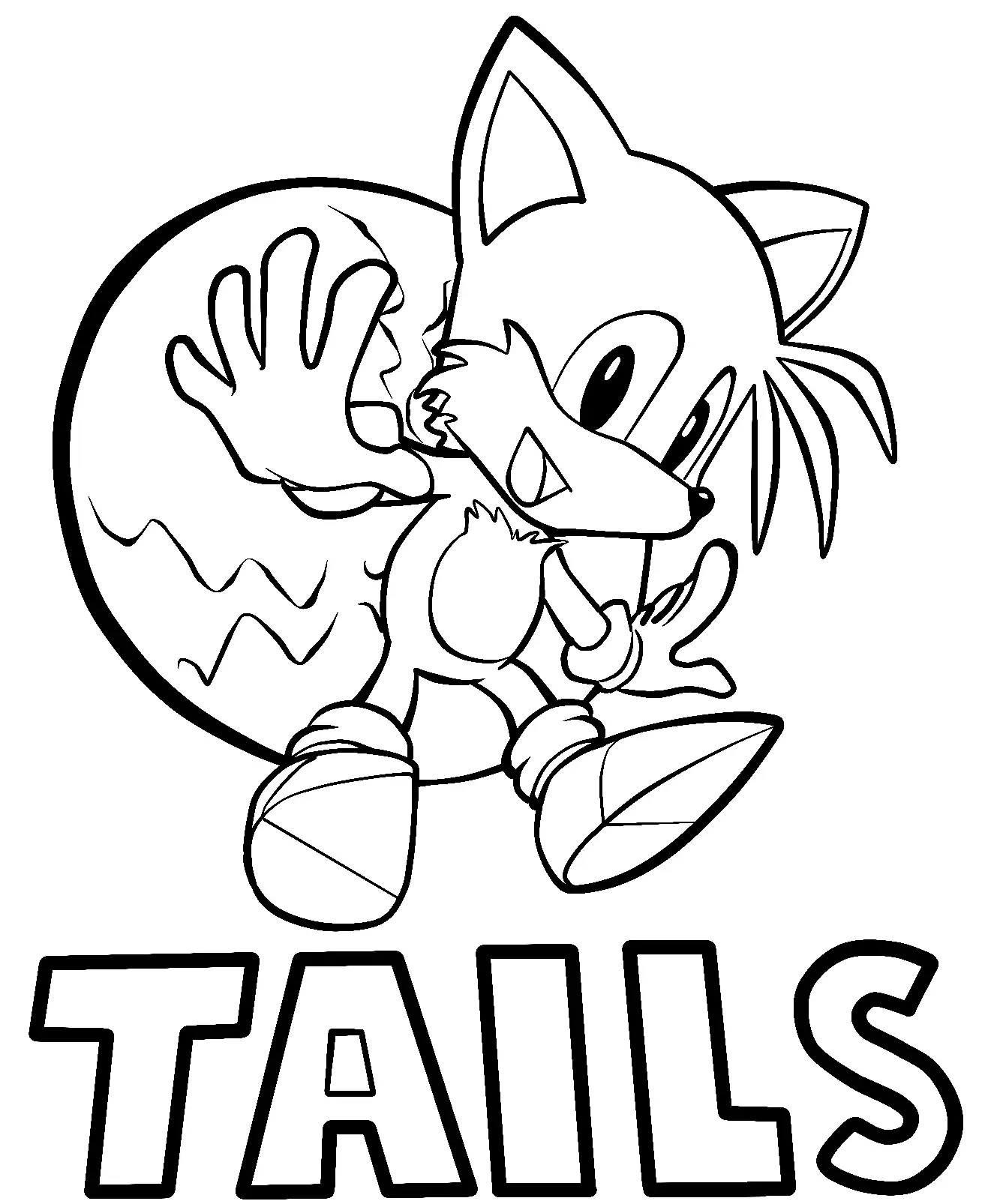 Tails Ausmalbilder 39