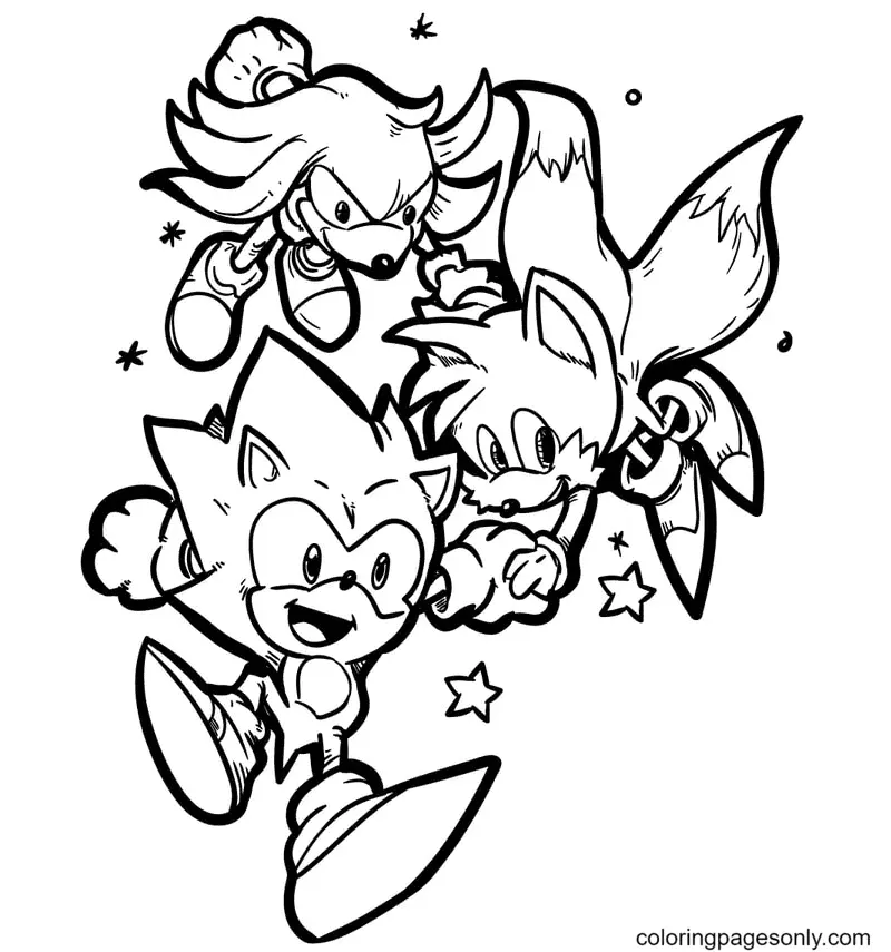 Tails Ausmalbilder 4