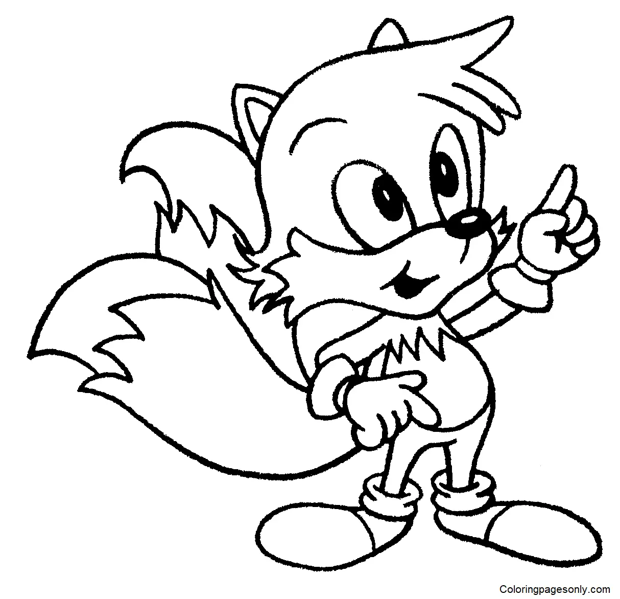 Tails Ausmalbilder 40