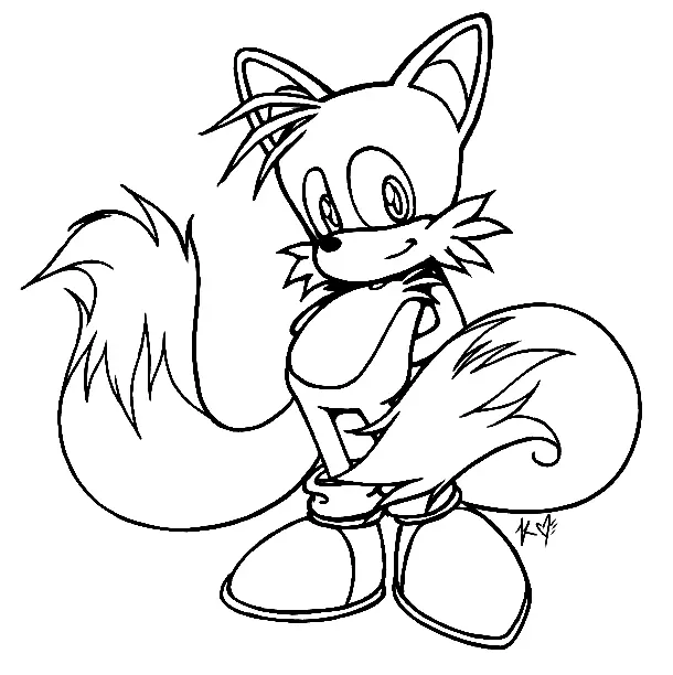 Tails Ausmalbilder 43
