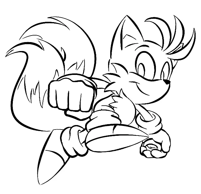 Tails Ausmalbilder 46