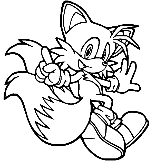 Tails Ausmalbilder 48