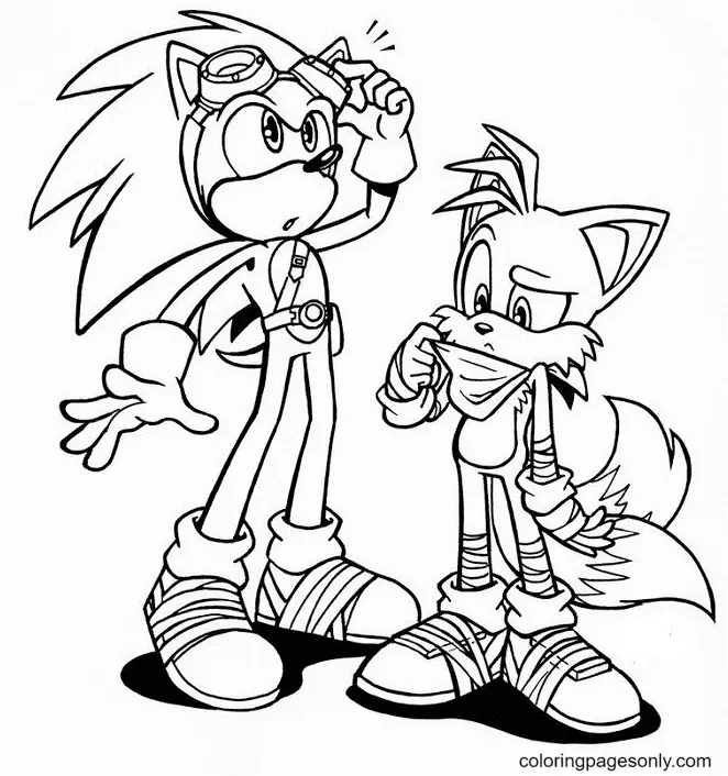 Tails Ausmalbilder 5