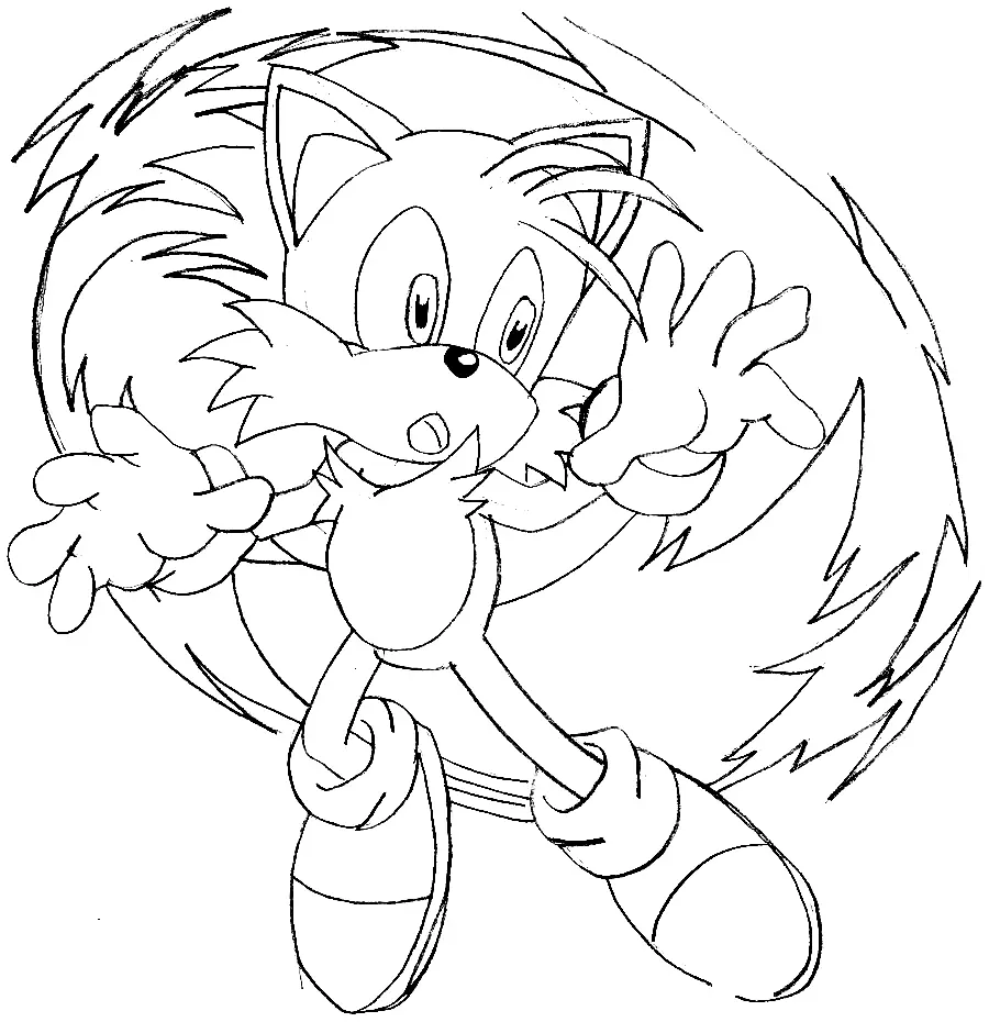 Tails Ausmalbilder 52