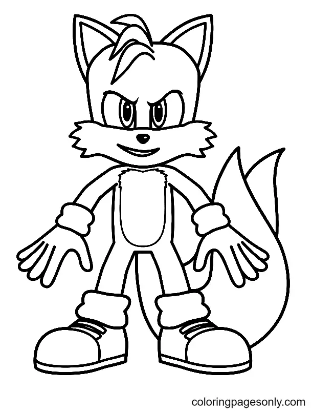 Tails Ausmalbilder 6
