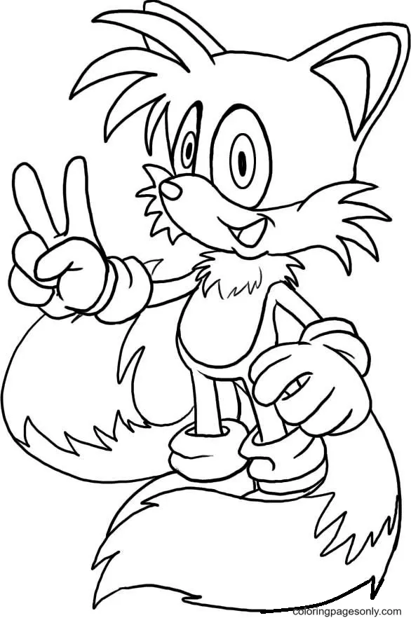 Tails Ausmalbilder 7