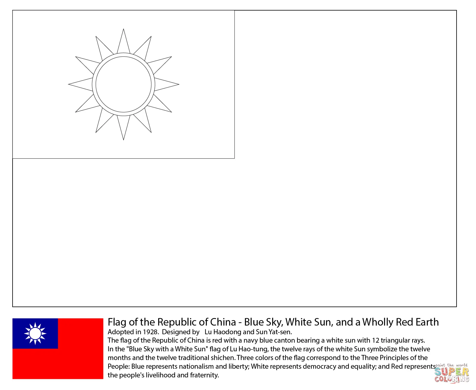 Taiwan Para Colorir 17
