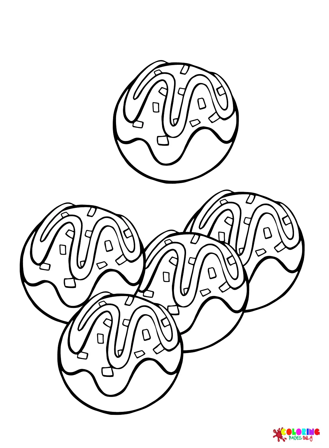 Takoyaki Ausmalbilder 14