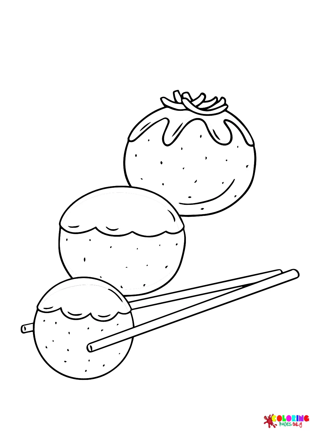 Takoyaki Ausmalbilder 15