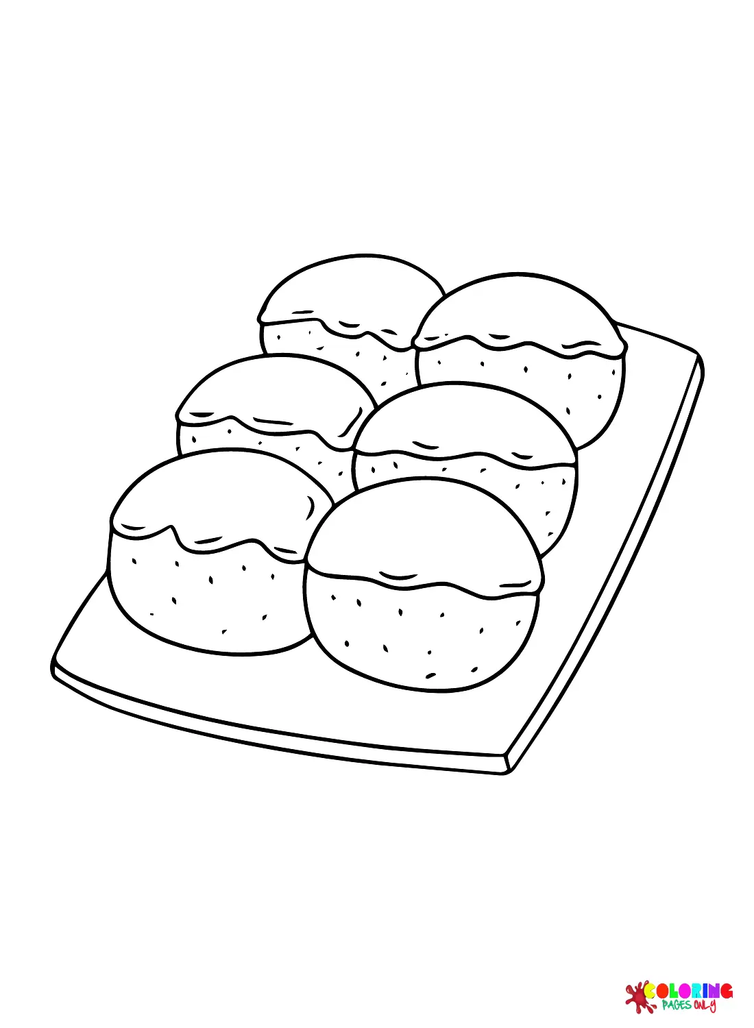 Takoyaki Ausmalbilder 18