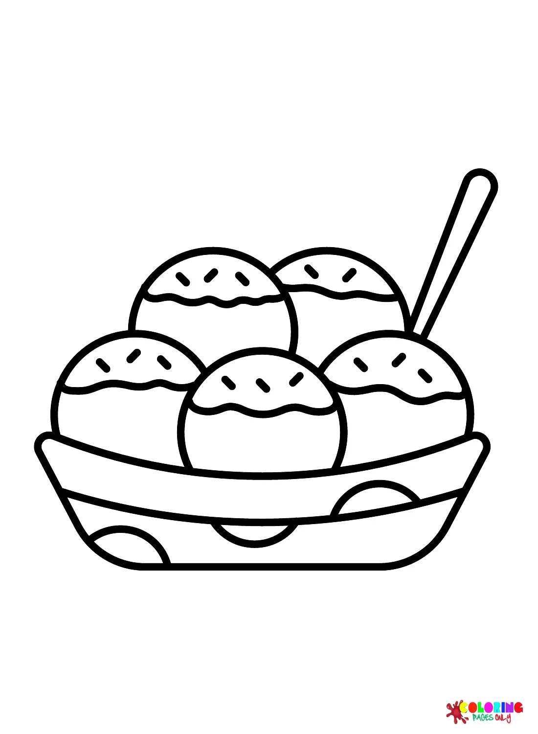 Takoyaki Ausmalbilder 23