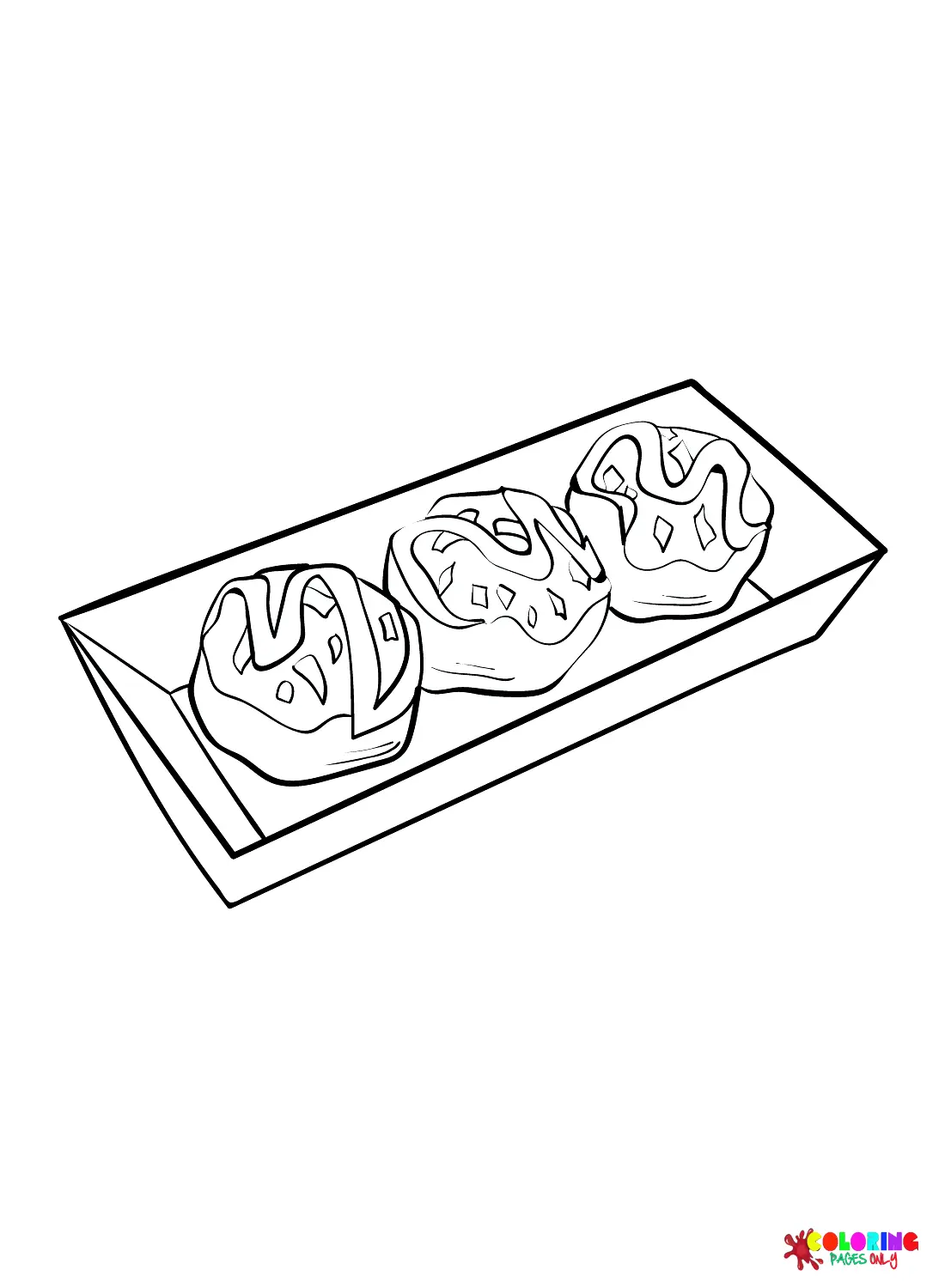 Takoyaki Ausmalbilder 25