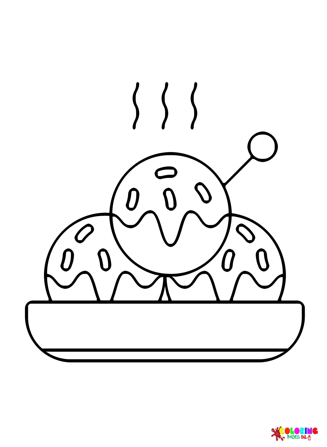Takoyaki Ausmalbilder 27