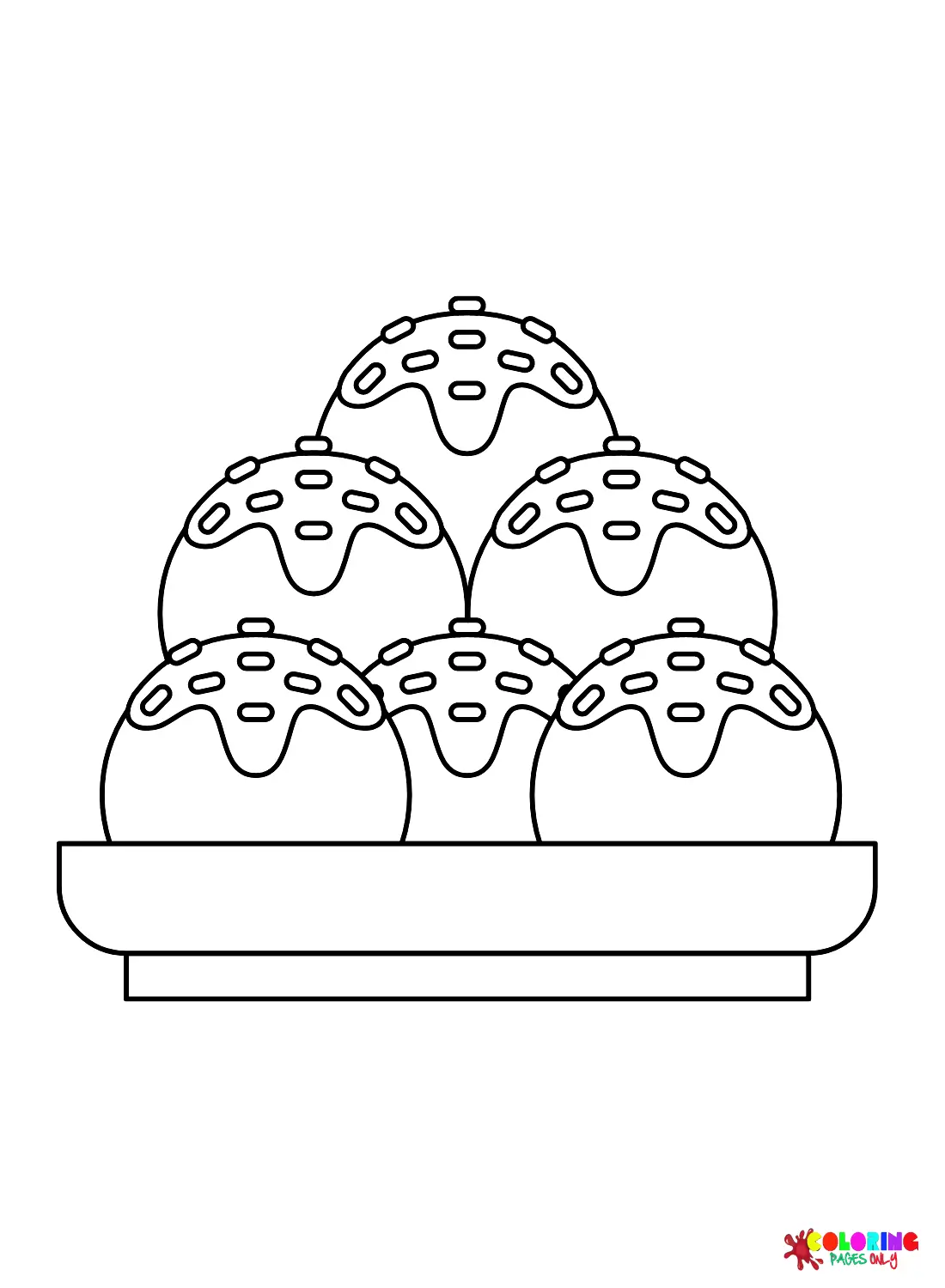 Takoyaki Ausmalbilder