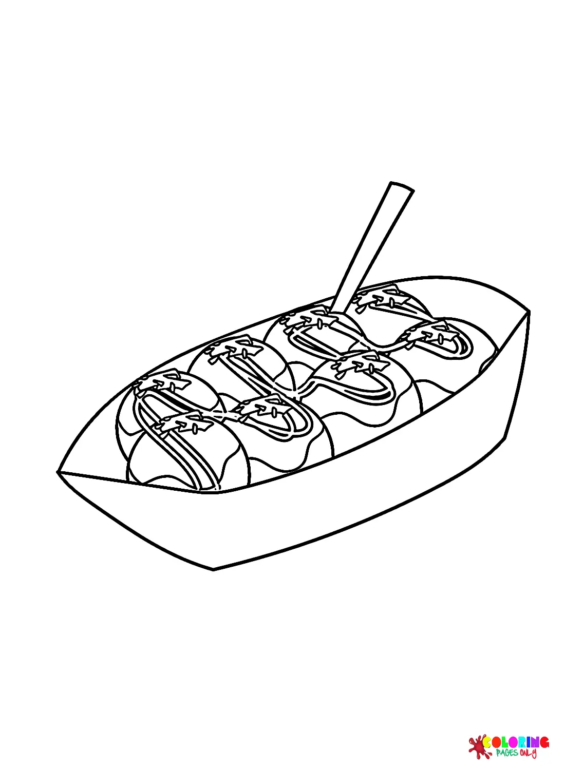 Takoyaki Ausmalbilder 4
